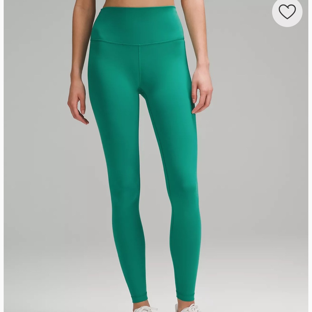 lululemon athletica Wunder Under High-Rise 28" cascadia green - Size 14